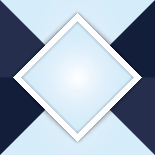 Abstract with Business Presentation Geometric Shapes Background blue and deep blue color vector