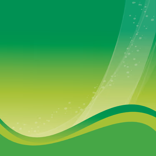 Green curve abstract background design smooth natural oval vector art