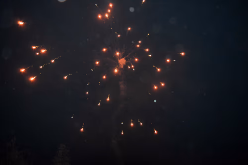Night Fireworks Crackers Wallpaper