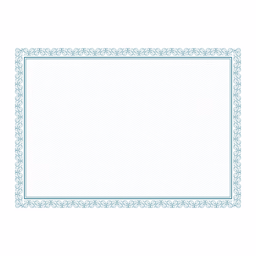 Special Certificate Background with Border Design Vector