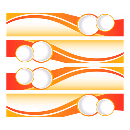 Circle Lines Brochure Poster Cover Banner Abstract Background Design