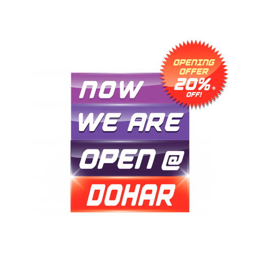 Now We Are Open 20 percent Off Design vector illustration