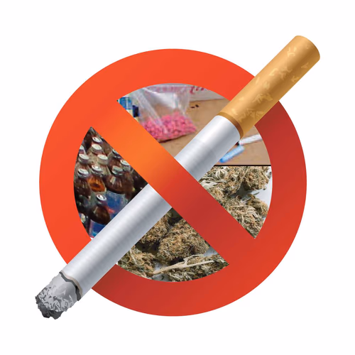 Say No to Drugs - No Smoking Design