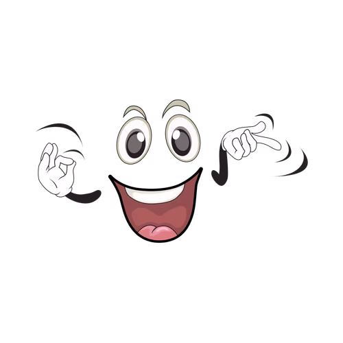 Cute Smile Cartoon Vector Design