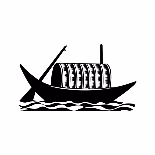 Boat for Nowka Marka Collection for Election Symbol Vector Clipart