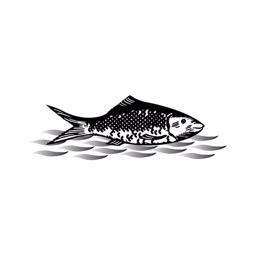 Fish Marka for Election Symbol Vector Clipart