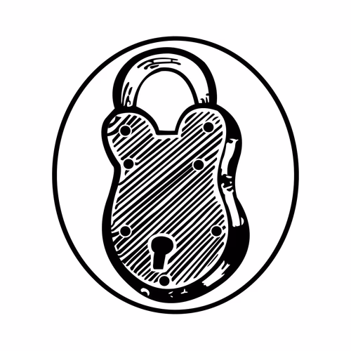 Lock Key Marka or Tala Chabi Marka for Electoral Symbol Vector Clipart