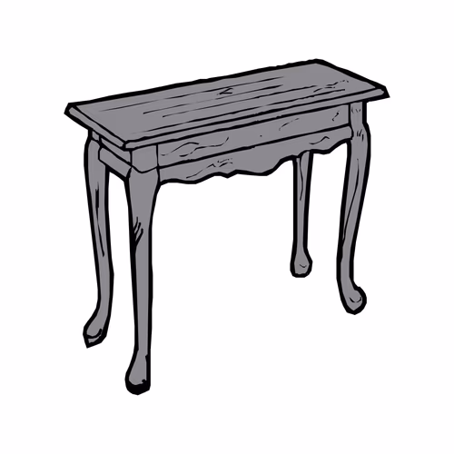 Table Marka for Election Symbol Table Vector Clipart