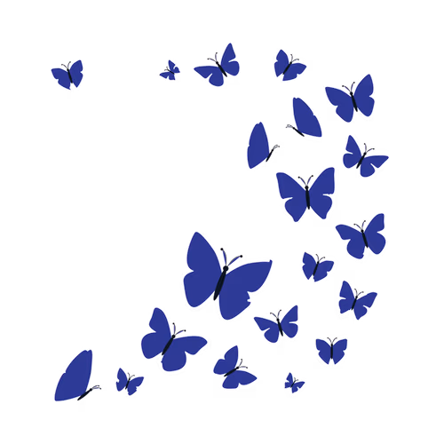 Butterfly Insect Natural Decor Celebration Spring Season Illustration Graphic Element Art Card