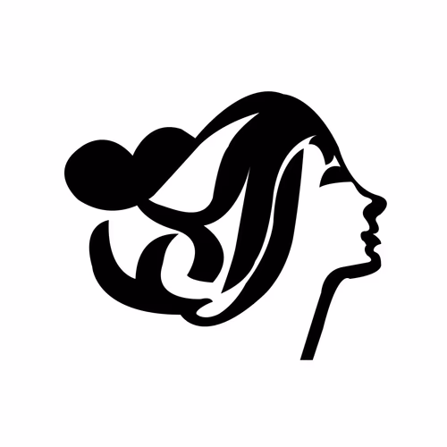 Graceful Glamour Vomans Icon Charm & beauty Symbol Graphic