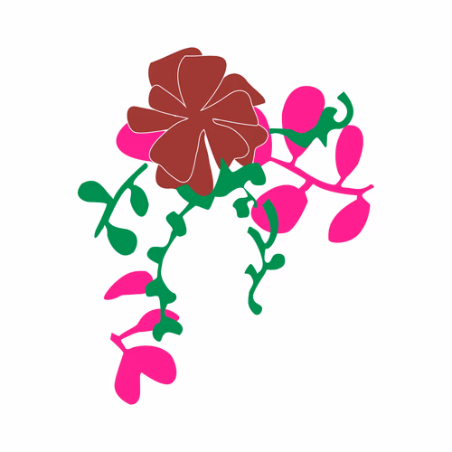 Beautiful Flowers Vector Illustration Decorative Floral Element for Invitations and More