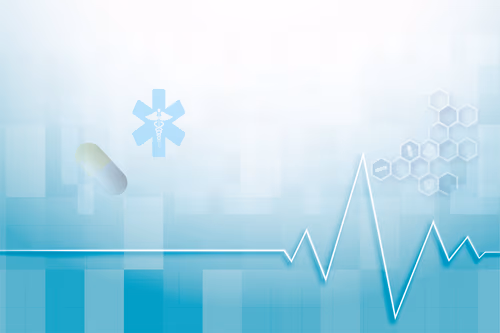 blue medical science heartbeat health care science medical Innovation concept background vector