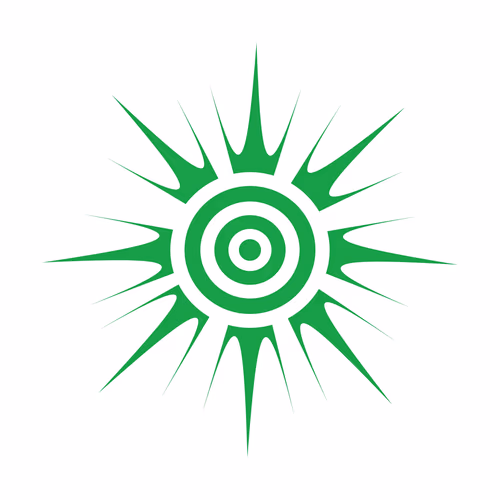 Creative Abstract Sun Vector Illustration