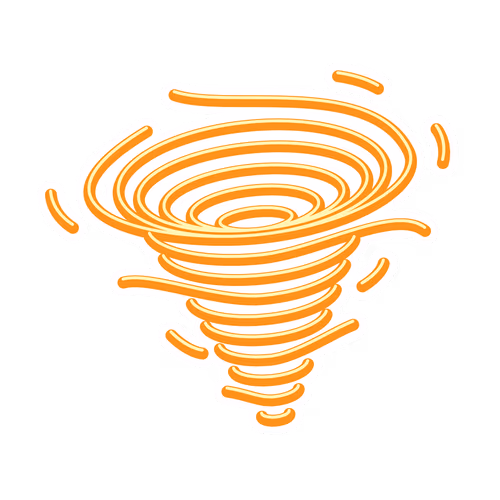 Cyclone, Twister, Swirl, Vortex, Tornado, Storm, Spiral, Weather, Whirlwind, Disaster vector design