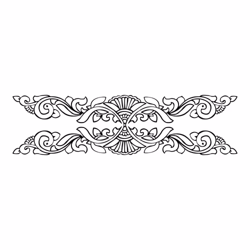 Decorative Hand Drawn Classic Vintage Ornament Retro Dividers
