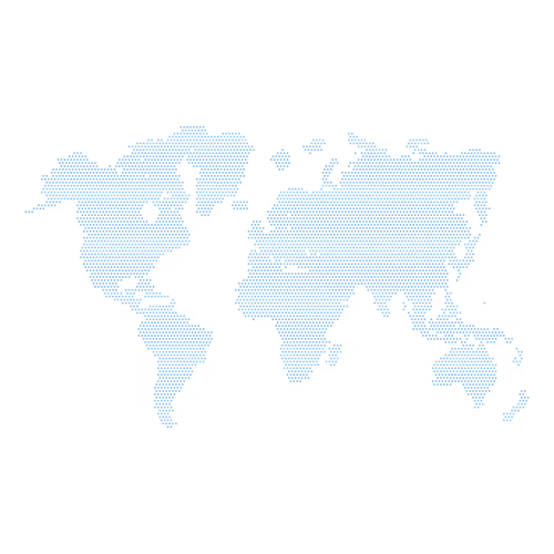 Dotted world vector design