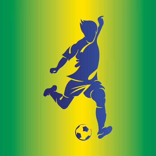 Football Player - Soccer Vector Design