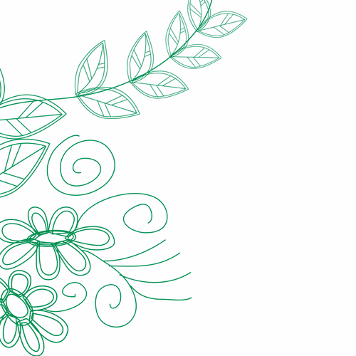 Hand Drawn Outline Elements for Simple Printable Designs