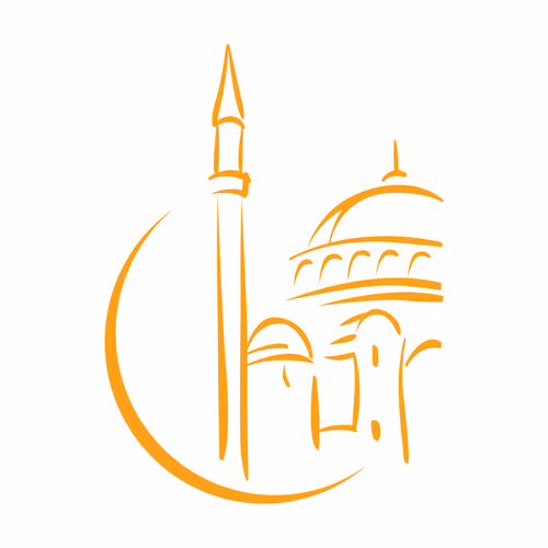 Mosque Masjid Vector and Ramadan Kareem Design or Lantern vector