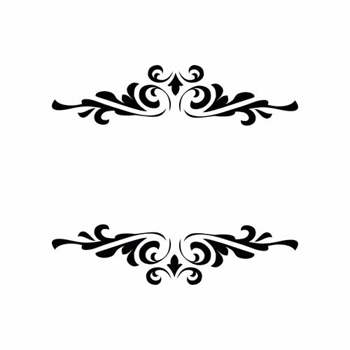 Ornate Borders Vintage Pattern Frame Framing Illustration Sign