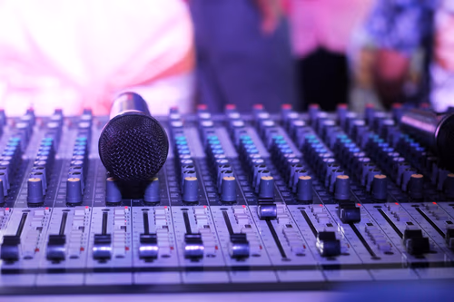 Sound Music Controller Mixer Control Panel