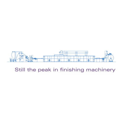 Still the peak in finishing machinery line art vector