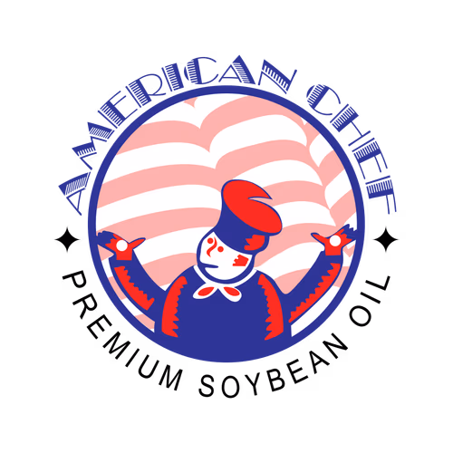 American Chef Culinary Logo Vector Design