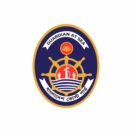 Bangladesh Coast Guard (BCG) - Guardian at Sea Vector Logo (EPS)