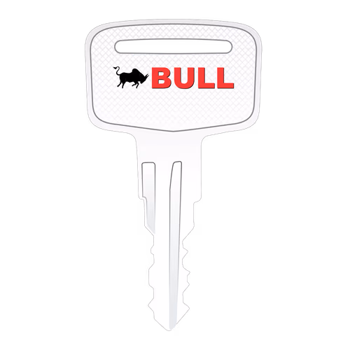 Bull Key Logo Vector Design