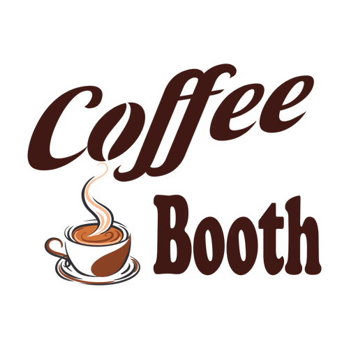 Coffee Booth Logo Vector