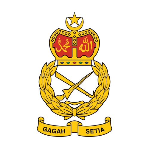 Crest of the Malaysian Army Logo Vector