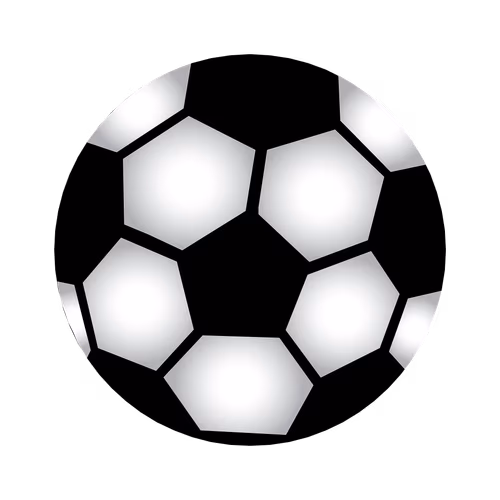 Election Symbol Vector Clipart Soccer Ball Silhouette and Football Design Marka