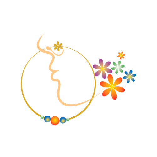 Face Woman Beauty SPA Full Touch Logo Design Vector Illustration Stock