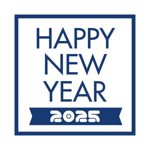 Happy New Year 2025 Illustration