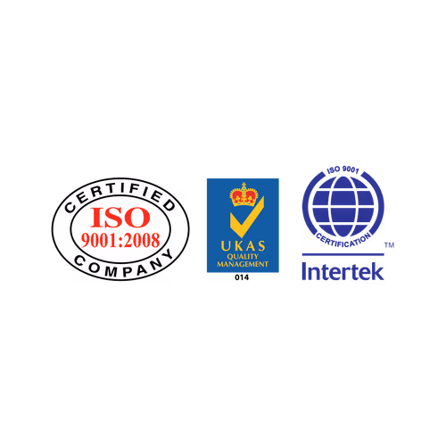 ISO Certified Company UKAS Quality Management Intertek Certification Logo Vector