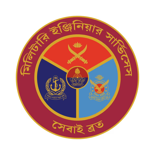 Military Engineer Services Bangladesh Logo Vector