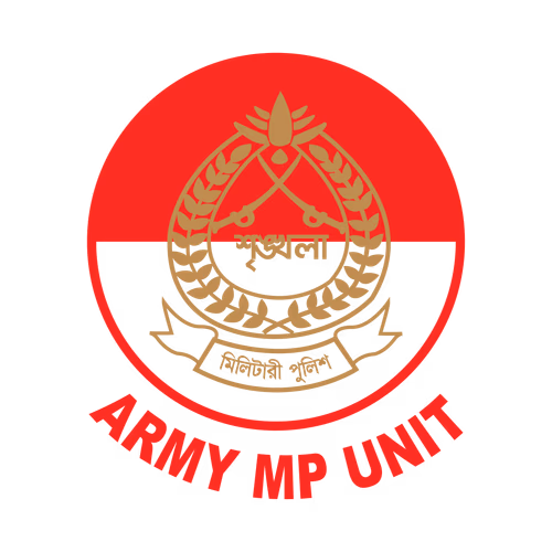 Military Police Army MP Unit Bangladesh Logo Vector