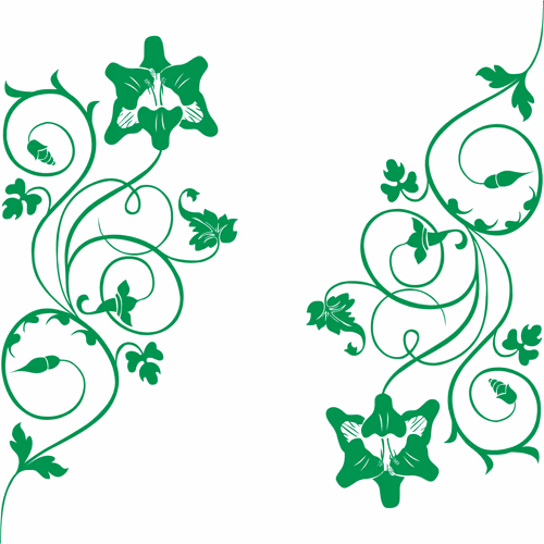Abstract Floral Background Vector Design Special