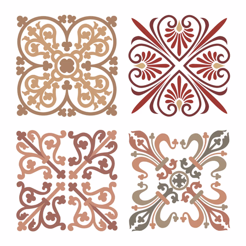 Assorted ornamental screen patterns: Design inspiration galore