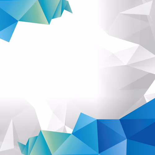 Blue white polygonal mosaic background creative business design template vector