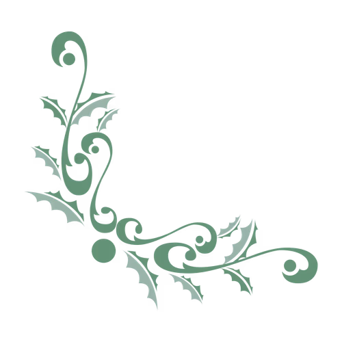 Christmas Patterns Elements Shade Elements Corner Accent Decal Vector Design