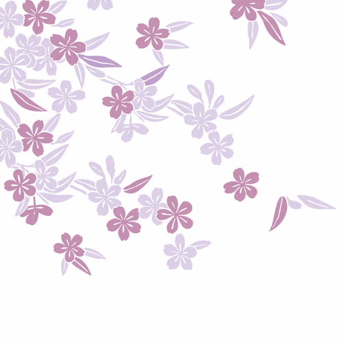 Elegant Stylized Flower Seamless Pattern Vector