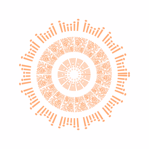 Golden Mandala Royal Design Background with Circle Flowers