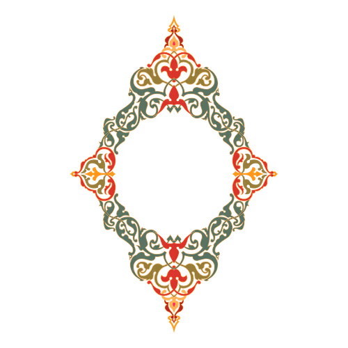 Islamic borders are special in the form of beautiful colors vector