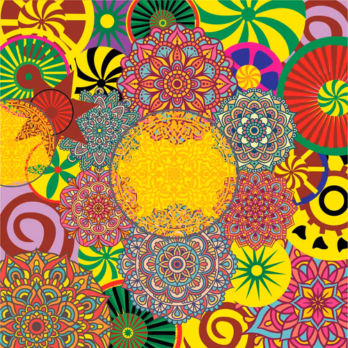 Mandala Design for Anniversary Design