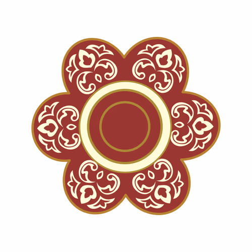 Ornamenrt of Asian Ethnic Eecorative Vector