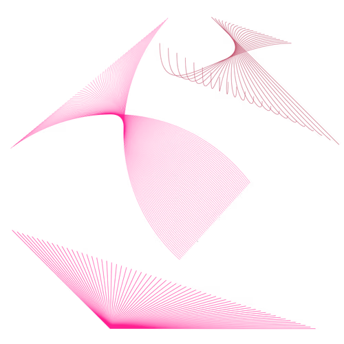Wave Line Art Collection Vector Design