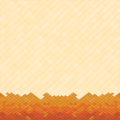 Abstract seamless floral pattern in orange and brown colors vector