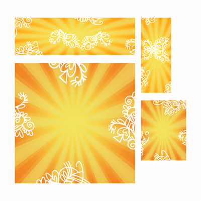Boishakh Background Set Vector Poster, Banner, Stand, Postcard, Leaflet, Dangler