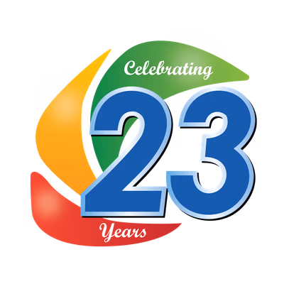 Celebrating 23 Years Logo Design